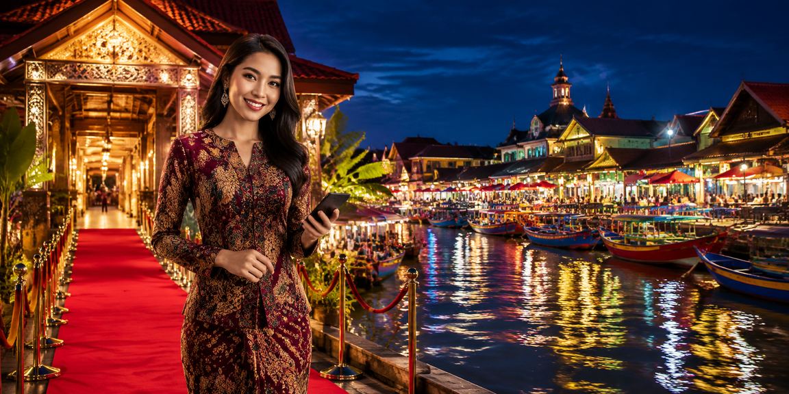 Pengguna Malaysia melakukan deposit menggunakan aplikasi manga18 bergaya batik Kota Bharu