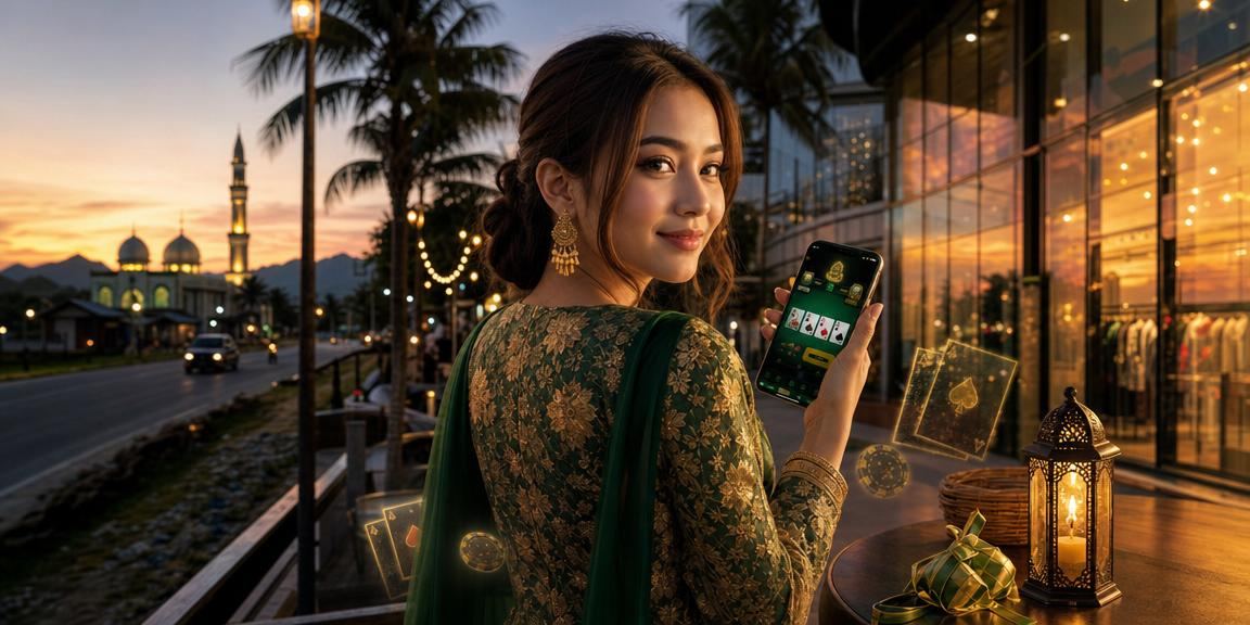 Pemain Malaysia menikmati permainan poker gaya Hari Raya di manga18